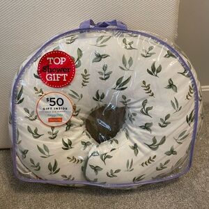 BOPPY Nursing Pillow- Leaf Print cover. Used in good condition!
